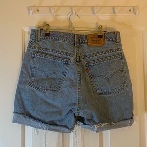 Vintage Orange tab Levi’s Jean Shorts